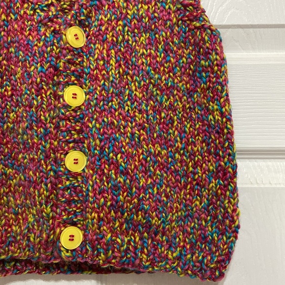 Rainbow Sweater Handmade Vest - Picture 4 of 8